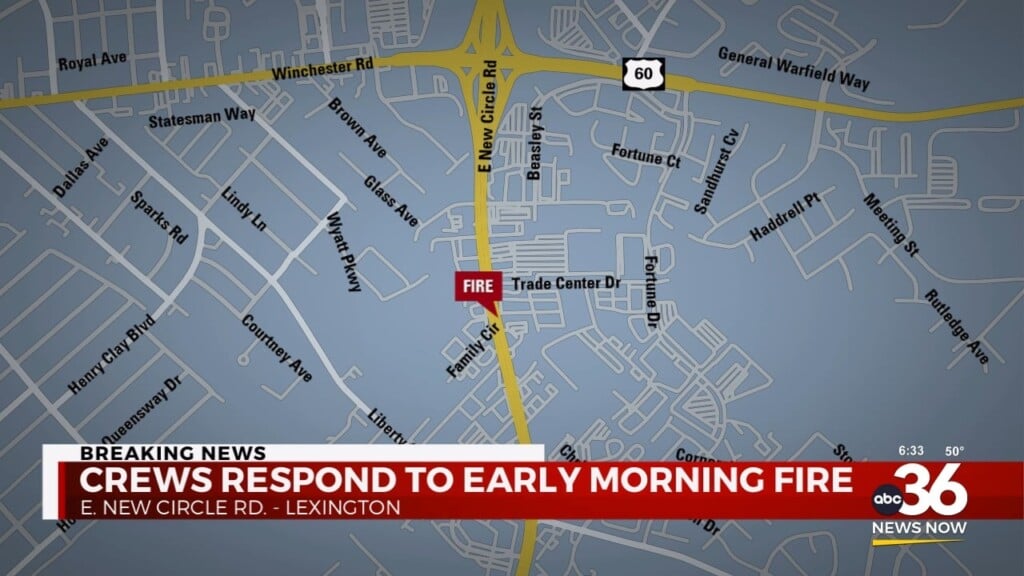 Crews Respond To Early Morning Fire