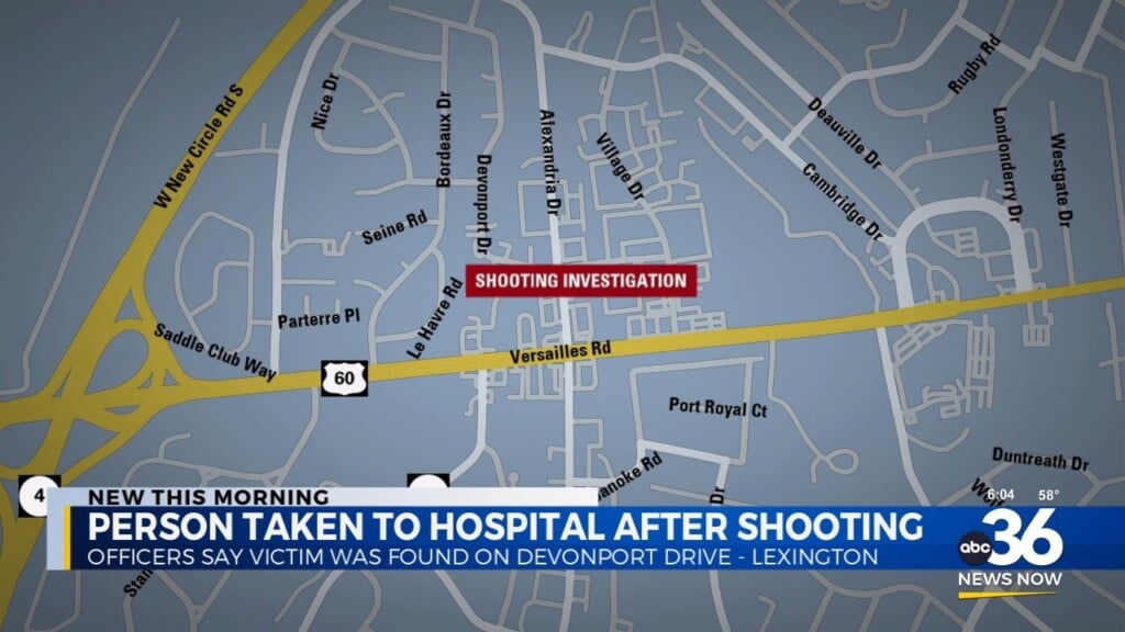 One Hospitalized In Shooting, No Word On A Suspect