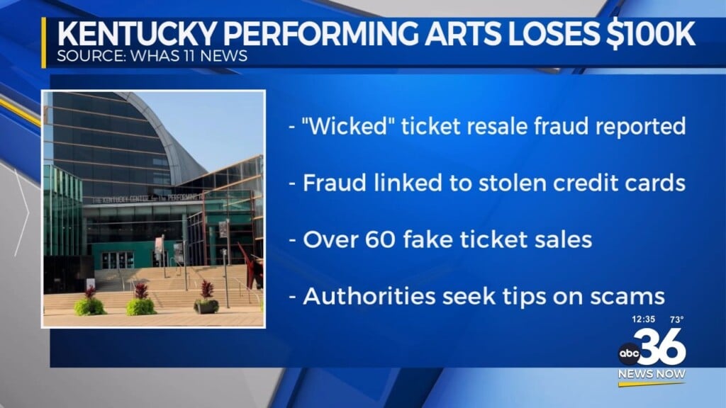 Scam Involving Kentucky Performing Arts Costs $100k