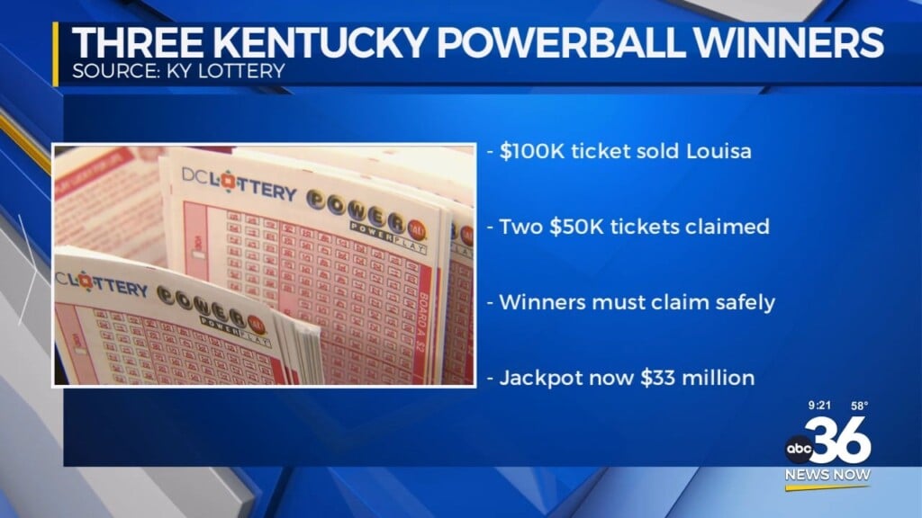 Three Powerball Winners In Kentucky