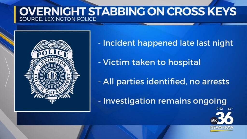 Overnight Stabbing On Cross Keys