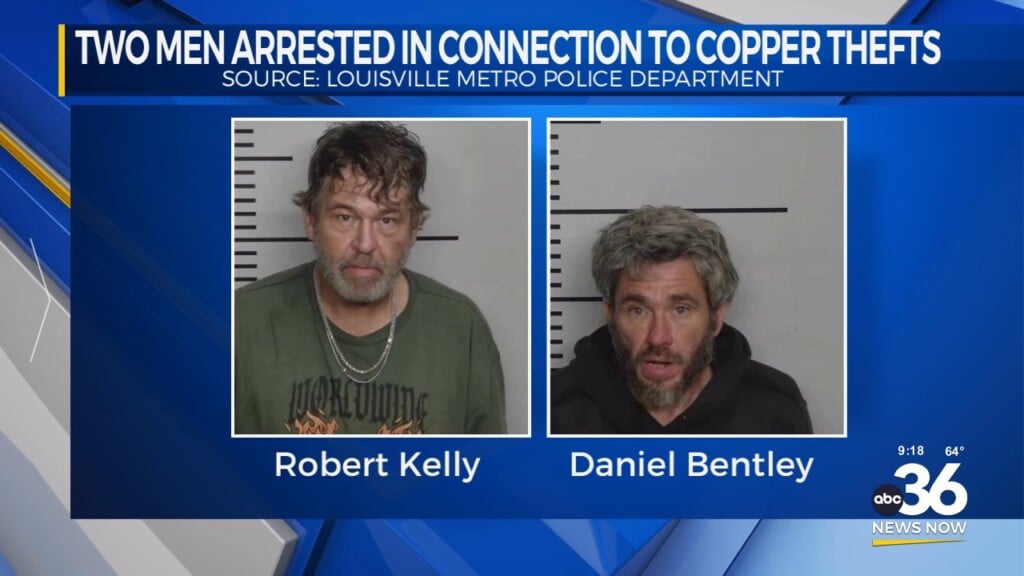 Two Men Arrested In Connection To Copper Thefts