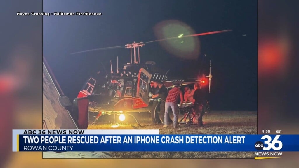 Two People Rescued In Rowan County After An Iphone Crash Detection Alert