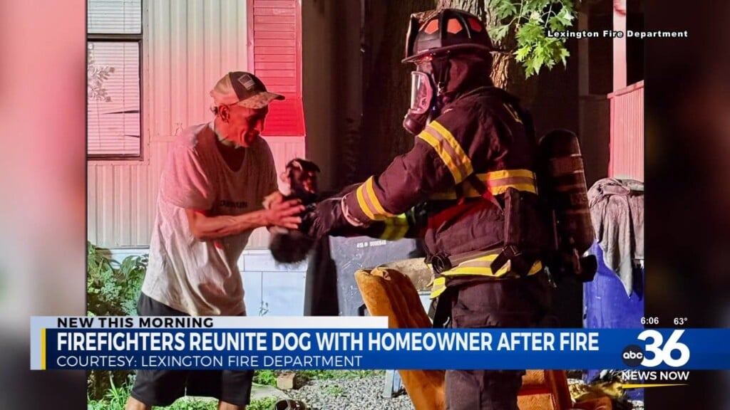 Firefighters Reunite Homeowner With His Dog