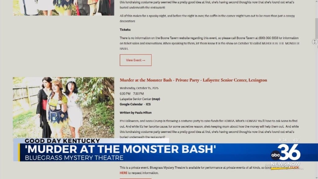 Bluegrass Mystery Theatre Is Back With A New Mystery To Solve