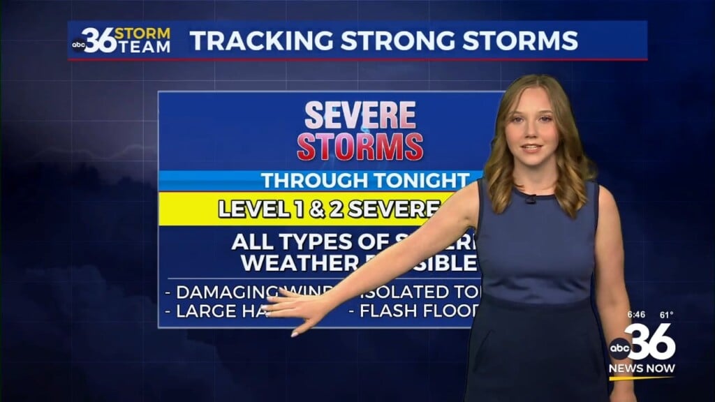 Strong To Severe Storms Possible To End Our Friday