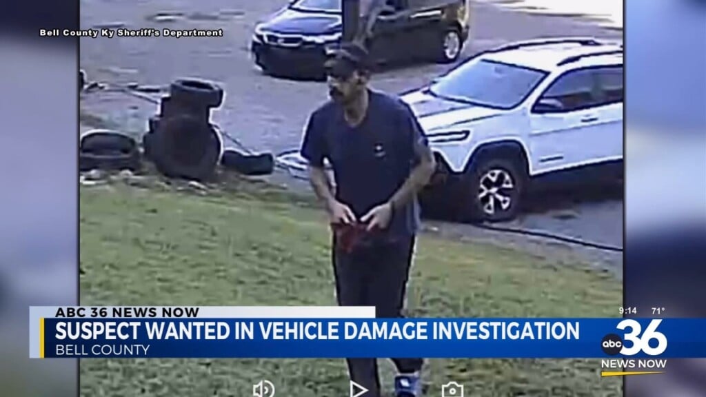 Suspect Wanted In Vehicle Damage Investigation