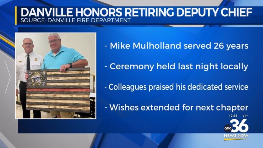 City Honors Retiring Deputy Fire Chief