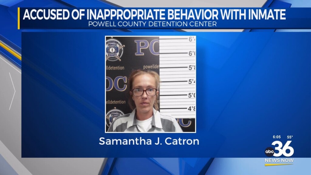 A Food Service Contracted Employee Arrested, Accused Of Inappropriate Behavior With Inmate