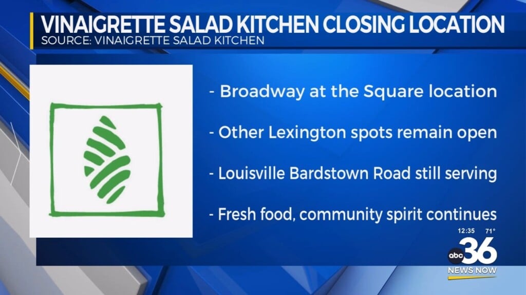 Vinaigrette Salad Kitchen Closing A Location