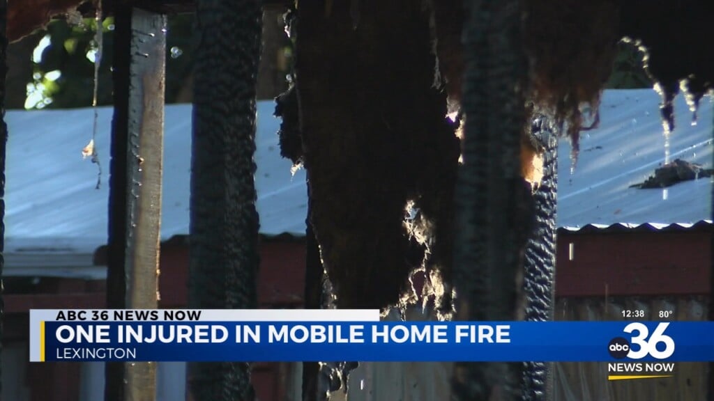 One Person Injured In Mobile Home Fire