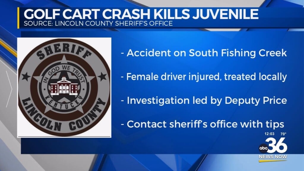 Golf Cart Accident Leaves Juvenile Dead