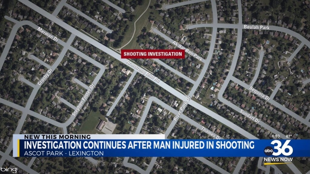 Police Search For Suspect In Shooting