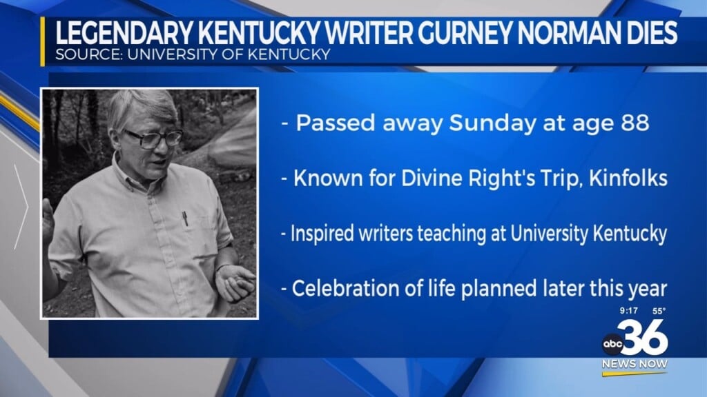 Legendary Kentucky Writer Gurney Norman Dies