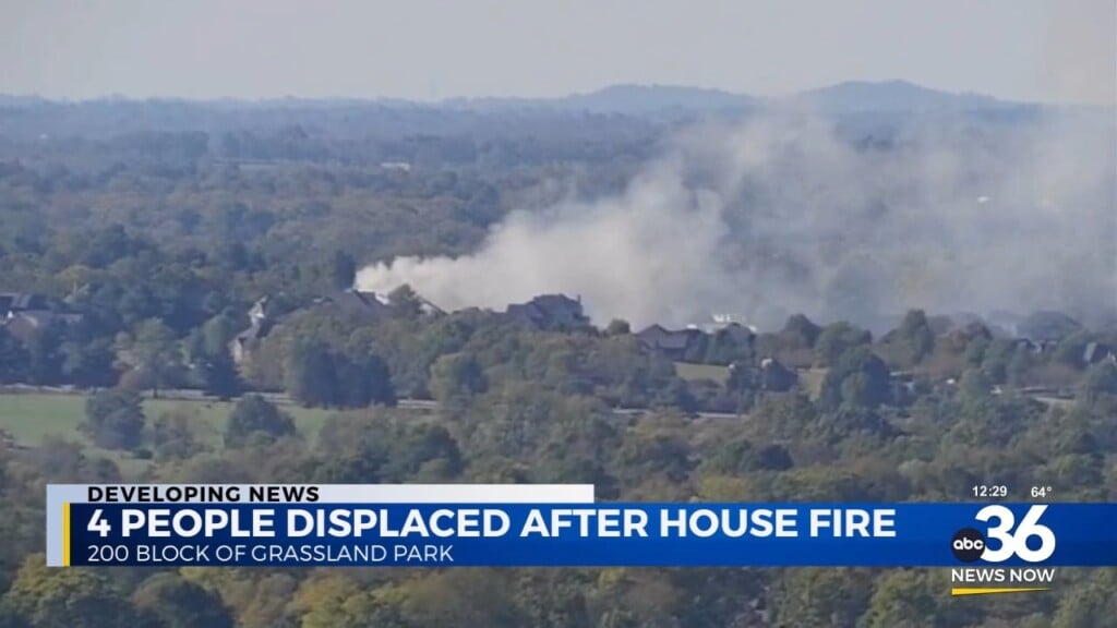 House Fire Leaves 4 People Displaced