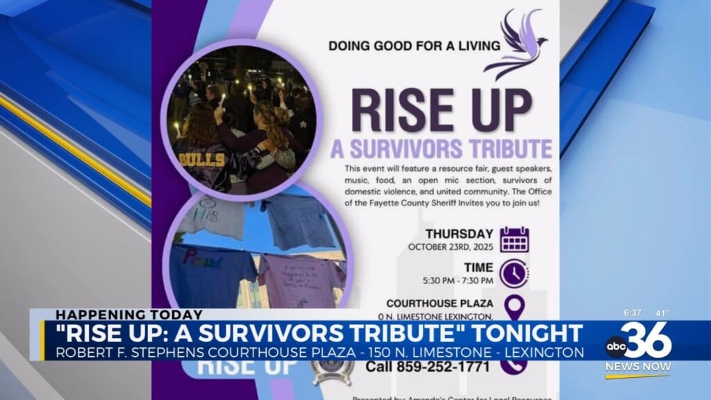 Details On The Annual "rise Up" Event To Spread Awareness About Domestic Violence