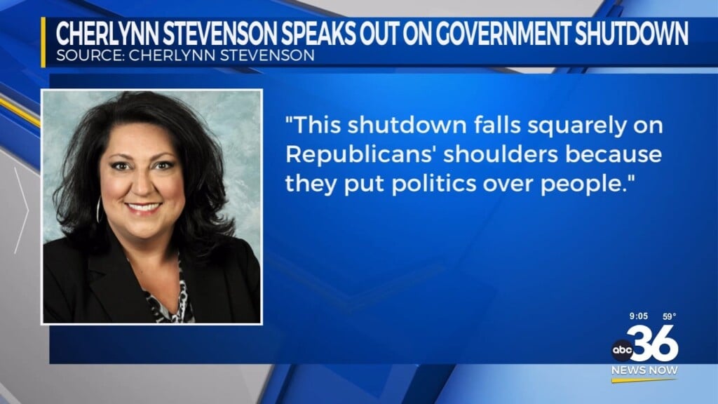 Cherlynn Stevenson Speaks Out On Government Shutdown