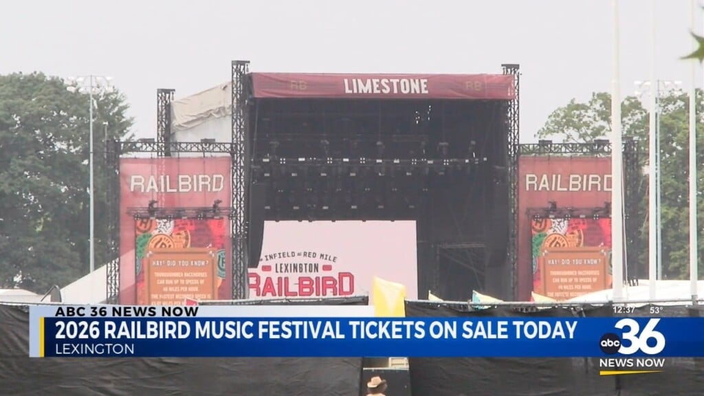 Tickets Go On Sale For 2026 Railbird Music Festival In Lexington