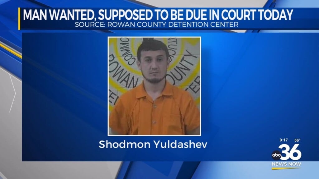 Man Wanted, Supposed To Be Due In Court