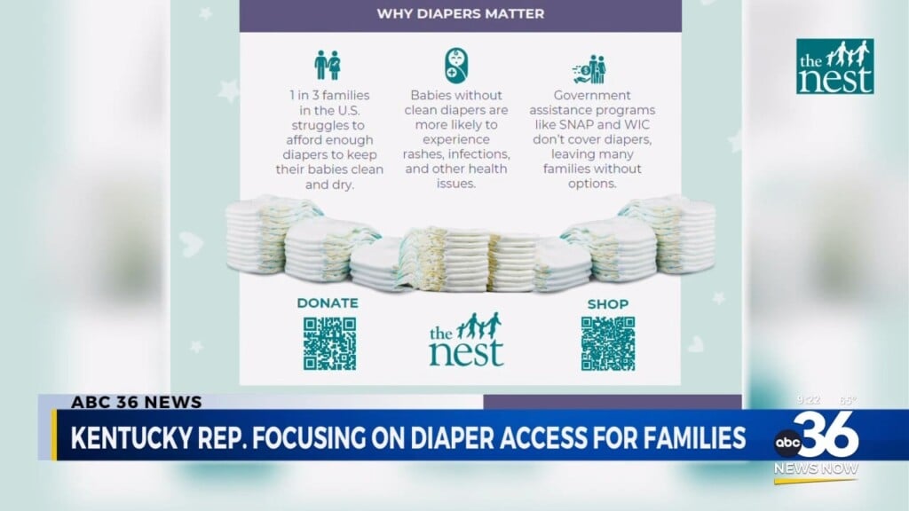 Kentucky Rep. Focusing On Diaper Access For Families