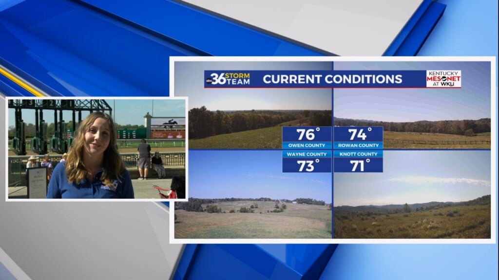 Ashley Cade First Weather At Keeneland