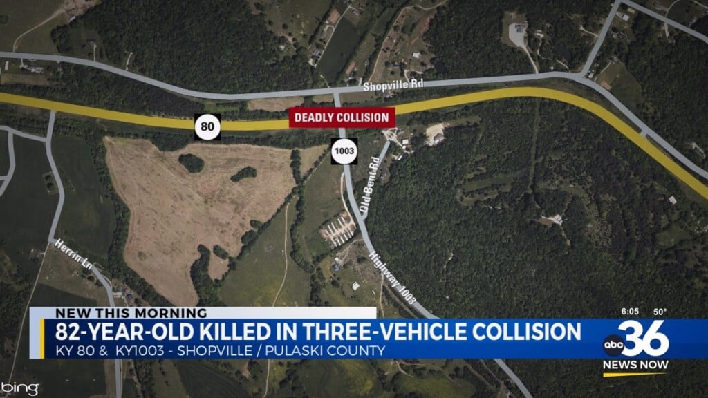 82 Year Old Dies In Three Vehicle Collision