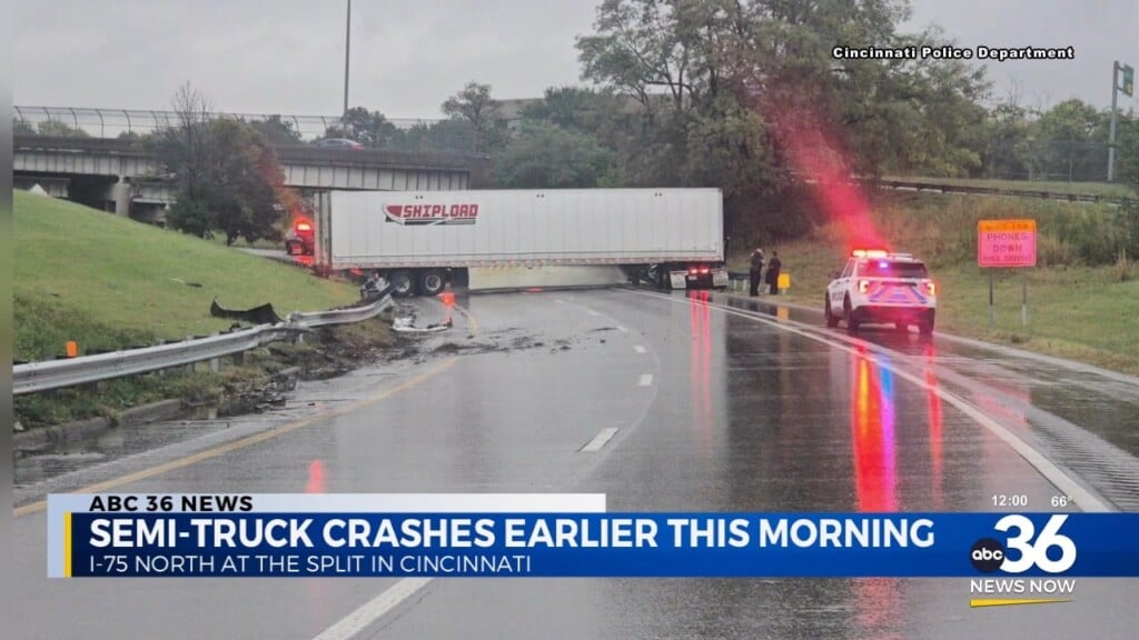 I 75 North Semi Crash Affects Traffic
