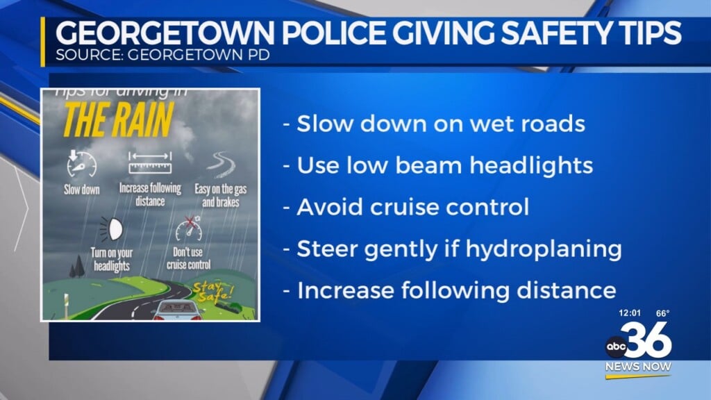 Police Department Gives Safety Tips