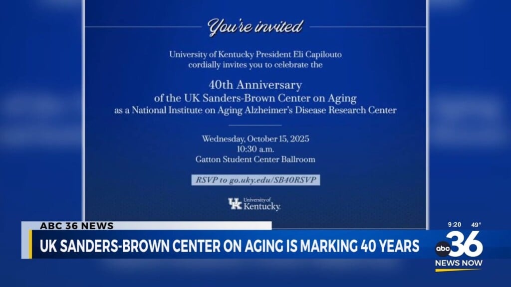 Uk Sanders Brown Center On Aging Is Marking 40 Years
