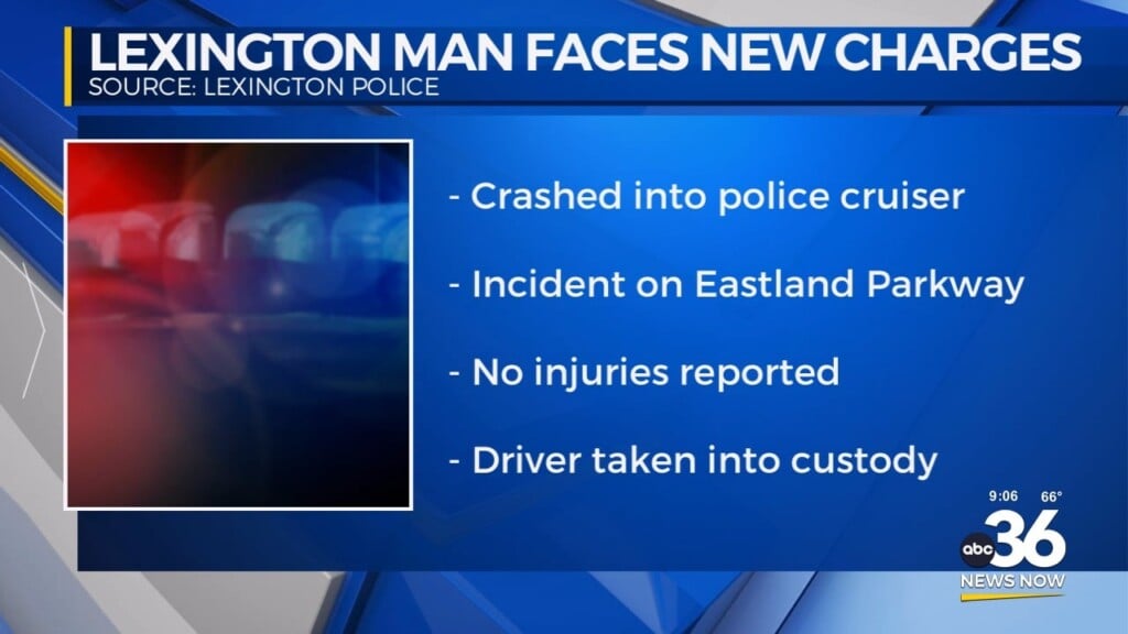 Man Facing Charges For Crashing Into Police Cruiser