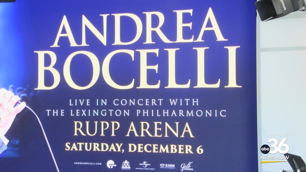 Special Announcement Today About Andrea Bocelli