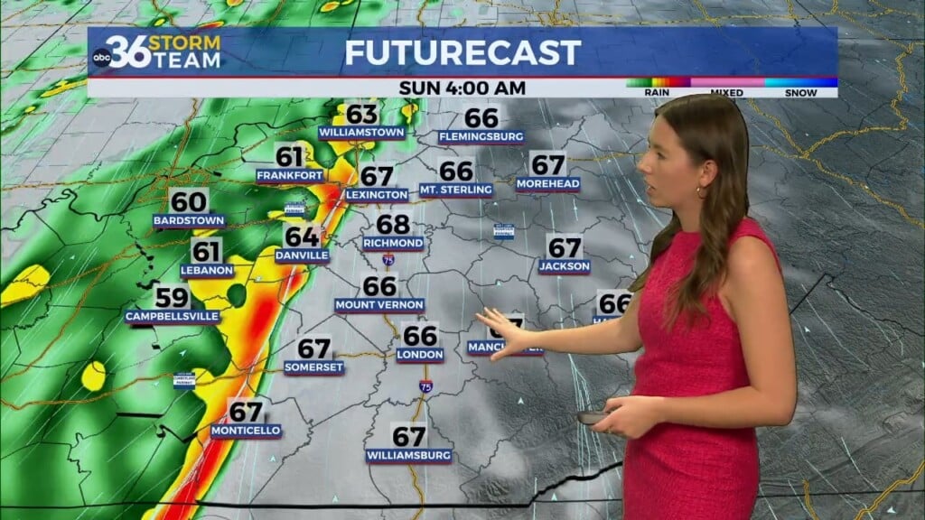 A Stormy Sunday Brings A Big Weather Change Ahead