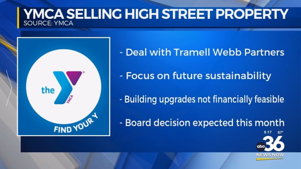 Y.m.c.a. Selling High Street Property