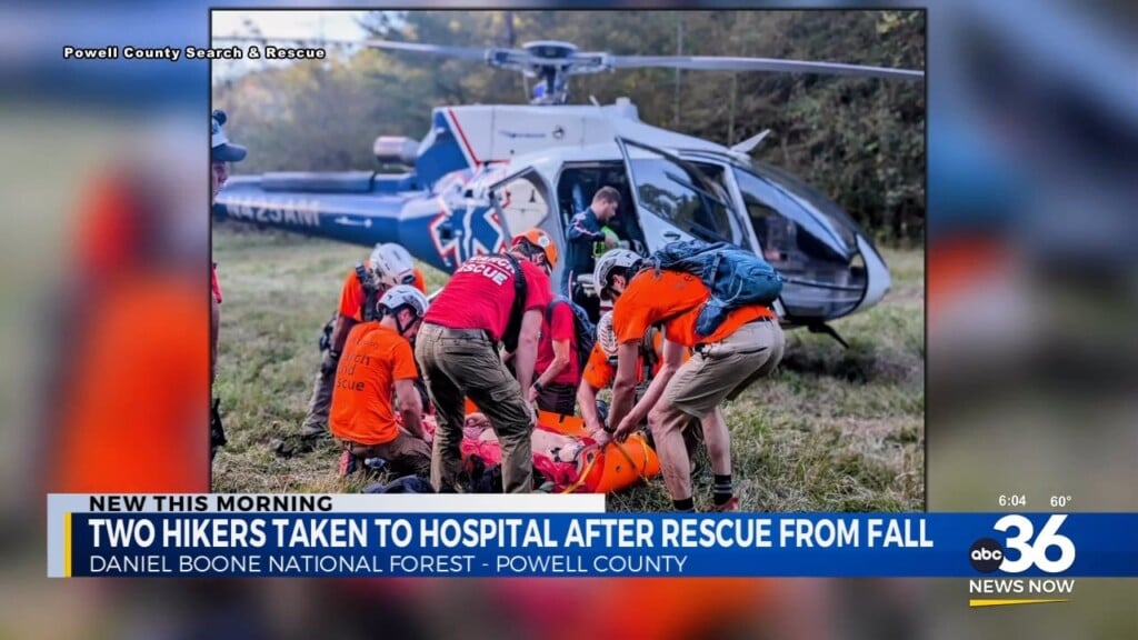 Search And Rescue Teams Save Hikers Who Fell 45 Feet