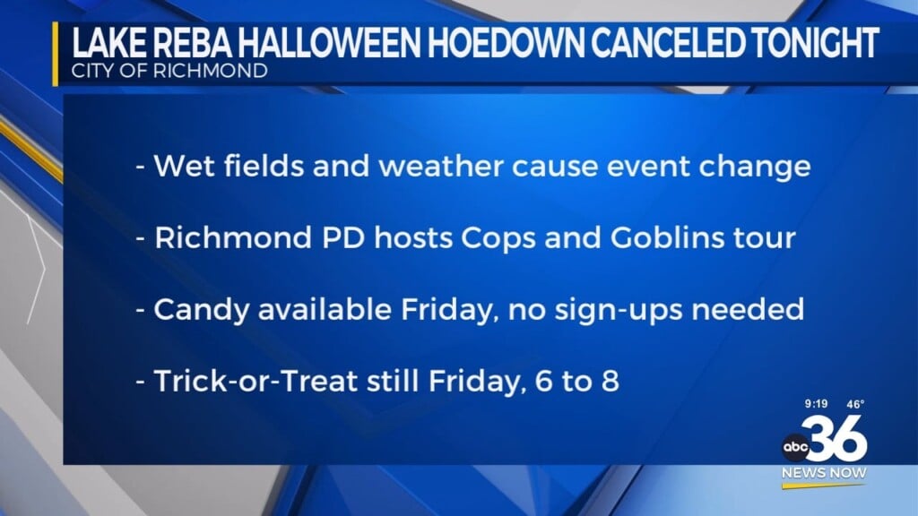 Lake Reba Halloween Hoedown Canceled Tonight