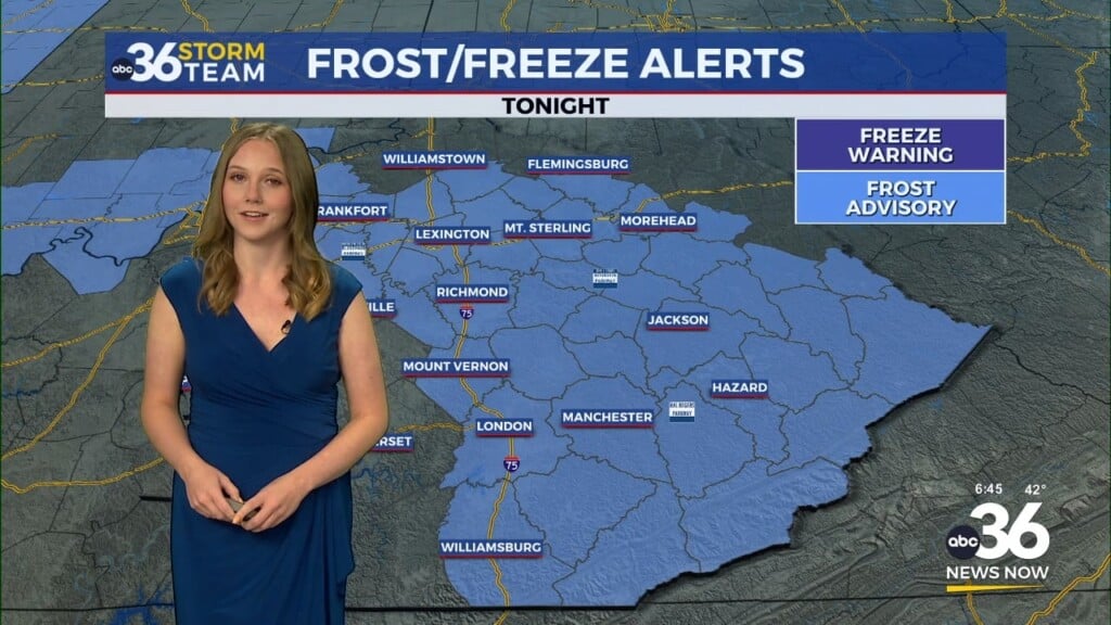 Chilly Mornings And Cooler Afternoons For The Rest Of The Week