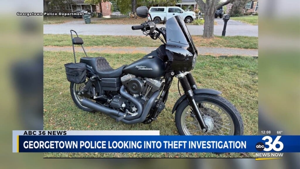 Police Investigate Theft Of Harley Davidson