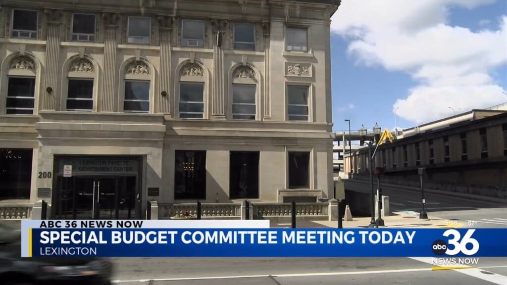Budget Surplus Prompts Urban County Council To Hold A Special Budget Committee Meeting