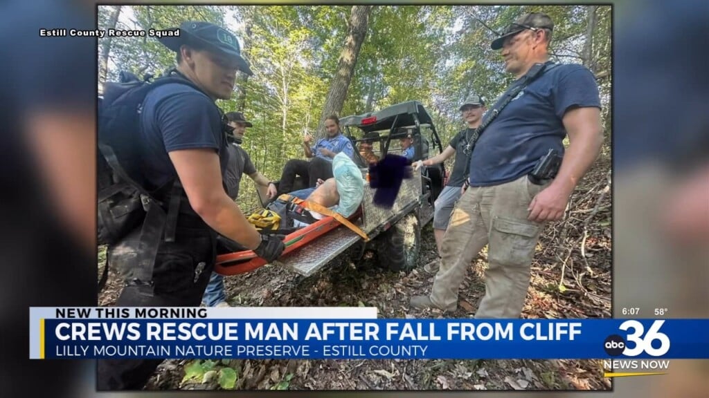 Crews Rescue Man Who Fell Off A Cliff