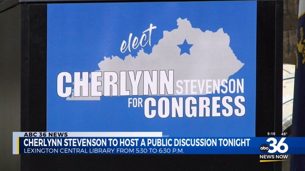 Cherlynn Stevenson To Host A Public Discussion