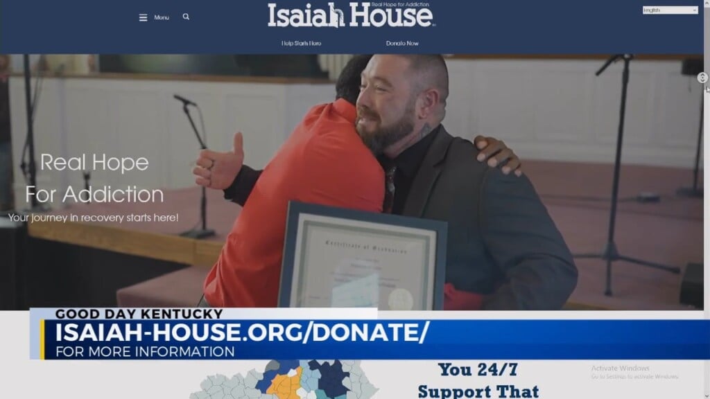 Isaiah House In The House Helping With Addiction