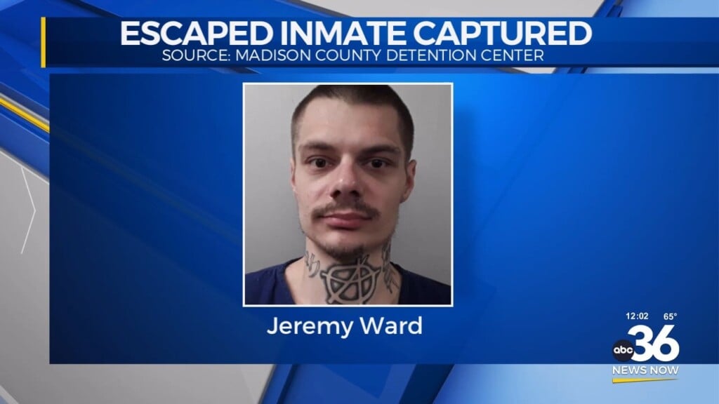 Escaped Inmate Is Recaptured And Booked Back Into Detention