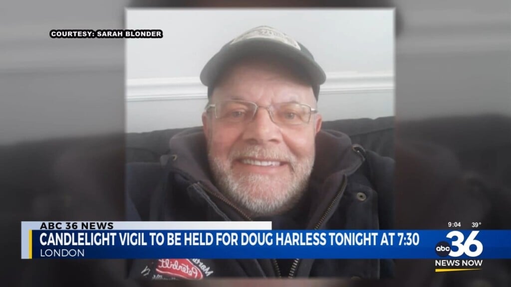 Candlelight Vigil To Be Held For Doug Harless A 7:30 In London