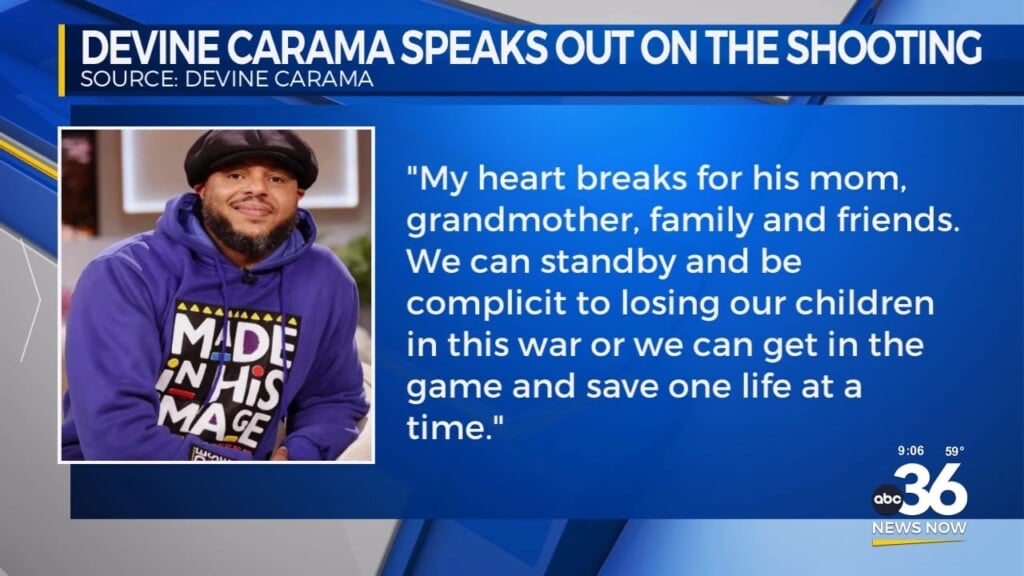 Devine Carama Speaks Out On The Shooting