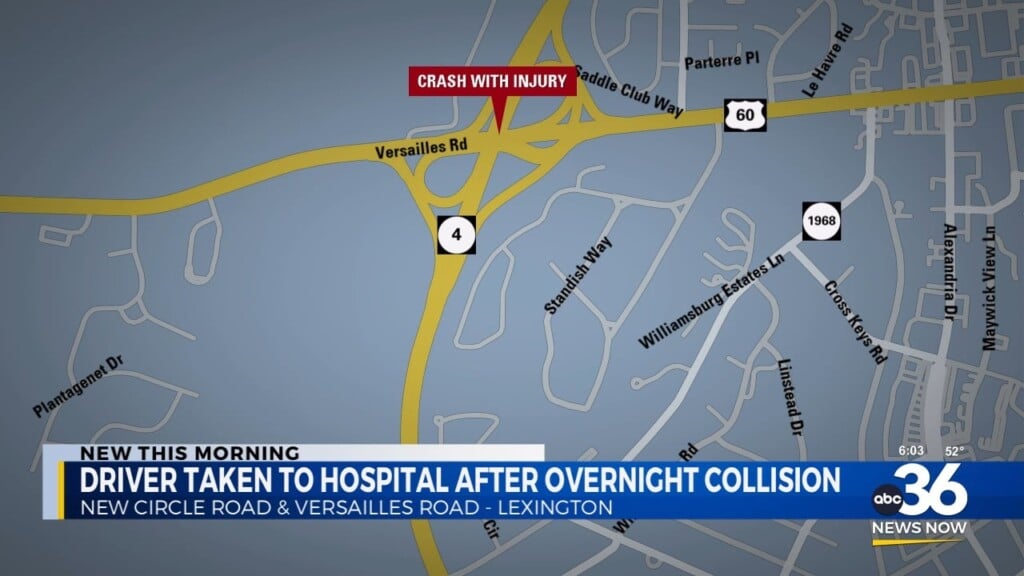 Driver Suffers Non Life Threatening Injuries In Single Vehicle Crash