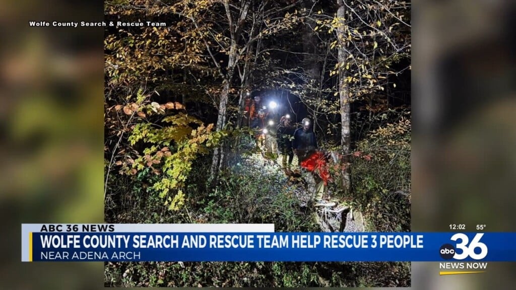Wolfe County Search And Rescue Team Rescues 3 People