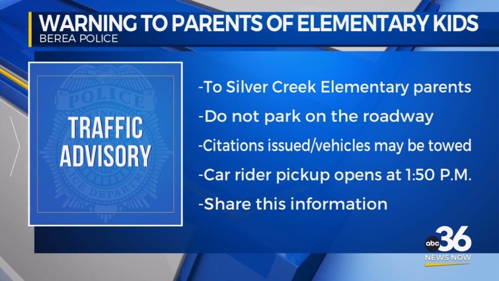 Berea Police Give Warning To Parents Of Silver Creek Elementary Kids
