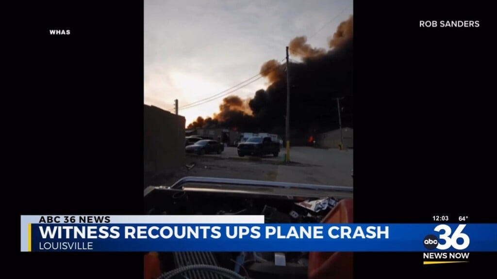 Witness Recounts Ups Plane Crash, "i Thought We Were All Dead"