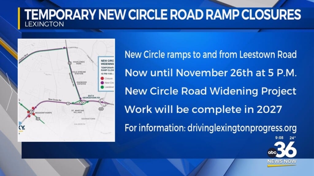 Temporary New Circle Road Ramp Closures