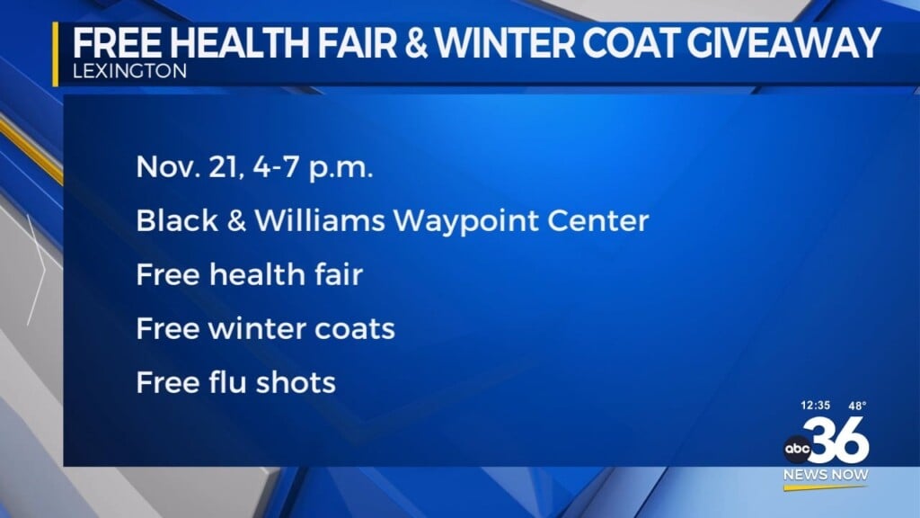 Free Health Fair,flu Shots And Winter Coat Giveaway